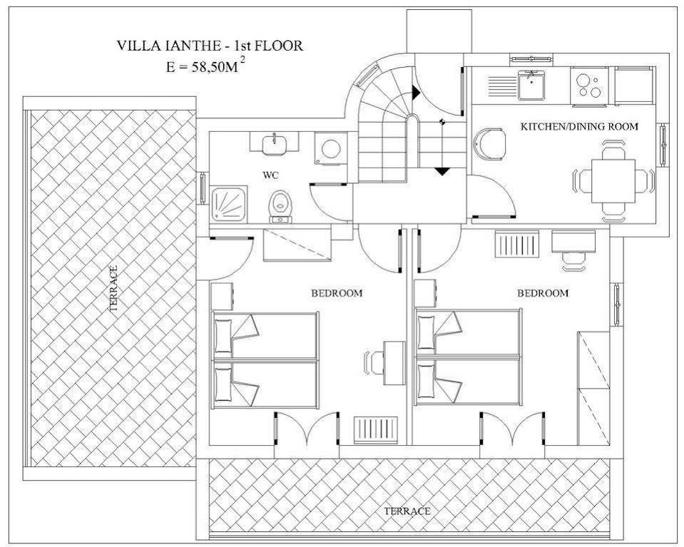 Korallis Villas Livathos  Ngoại thất bức ảnh